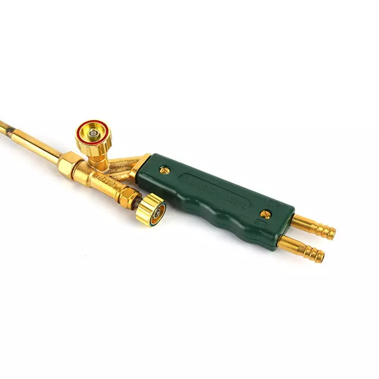 Hanbon Professional Welding Torch Brass -6 Size with Green Plastic Handle, 39106