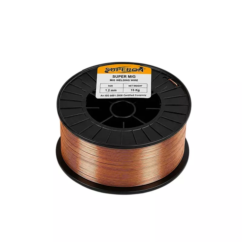 Superon Super 70S-6 Solid MIG Welding Wire Copper Coated 1.2 mm Diameter 15 Kg Weight