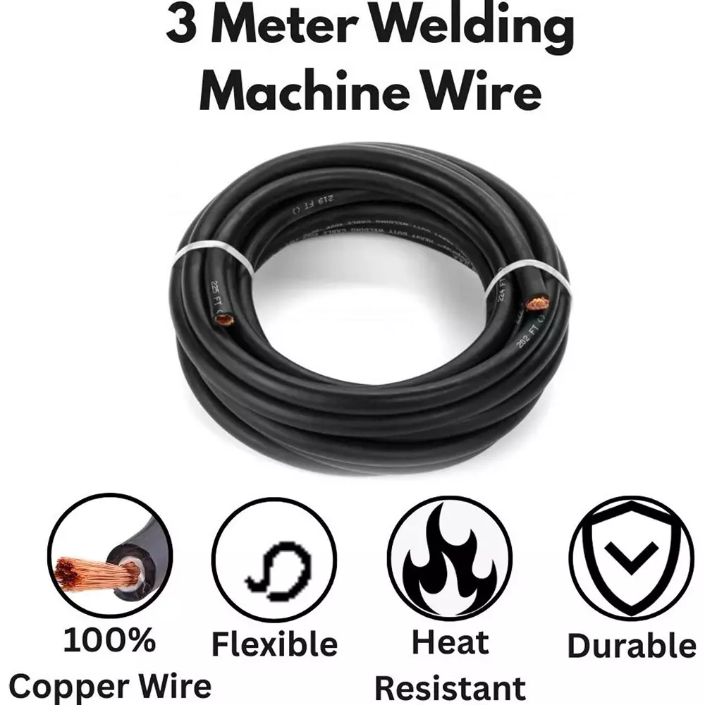 shiv-alaska-welding-machine-cable-600-amp-copper-3-m-length-25-mm