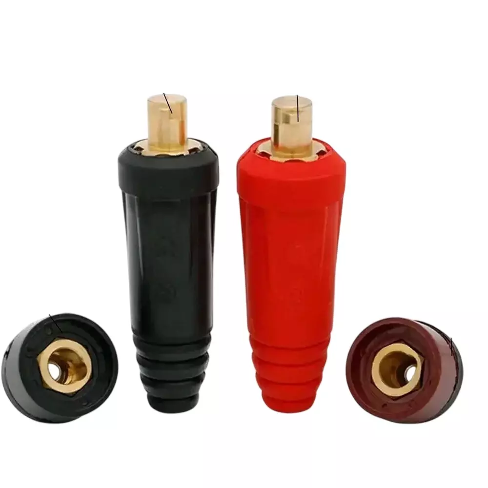 SHIV ALASKA Welding Machine Cable Socket Brass 35-50 mm 450 Amp for Inverter Welding Machine