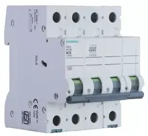 Buy Siemens 4 Pole C Type Curve Miniature Circuit Breakers 5SL4__RC ...
